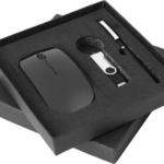 Black Wireless Mouse, Pendrive & Pen Corporate Gift Set